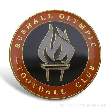 Sport Pin/Emblem, Available in Various Types of Finishes, Customized Designs are Welcome